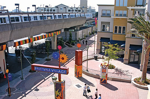 Fruitvale Transit Village's connection to BART